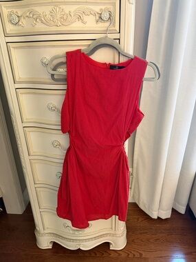 Red Sleeveless Women’s Dress